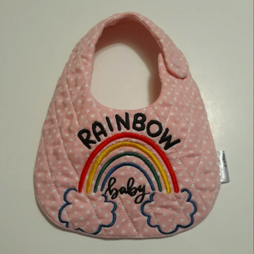 (New) Rainbow Baby Bib